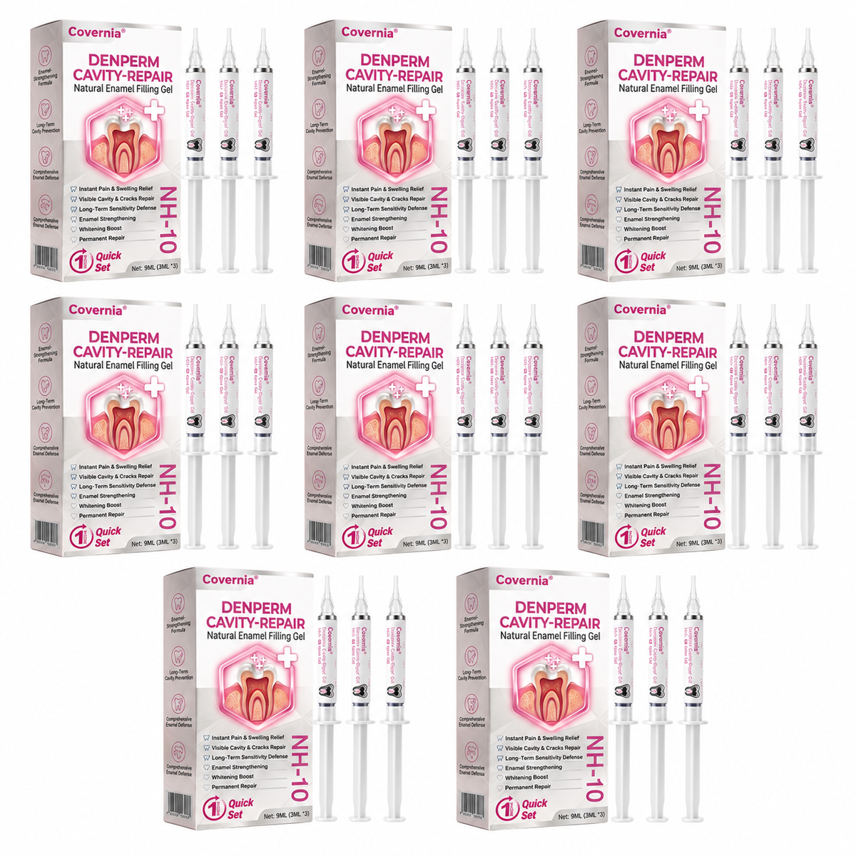 Covernia® DenPerm Cavity-Repair Natural Enamel Filling Gel