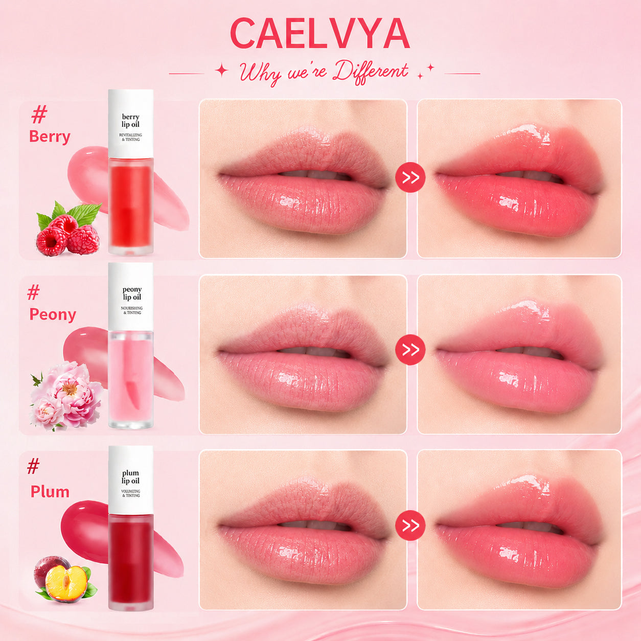 ✨LAST DAY SALE 60% OFF✨Korean Lip Tint Stain Trio Bundle | Glossy Lip Stain, Tinting & Long Lasting