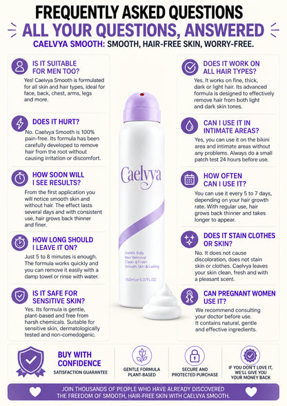 Caelvya Bikini Pain-Free Hair Removal Cream for Sensitive Skin
