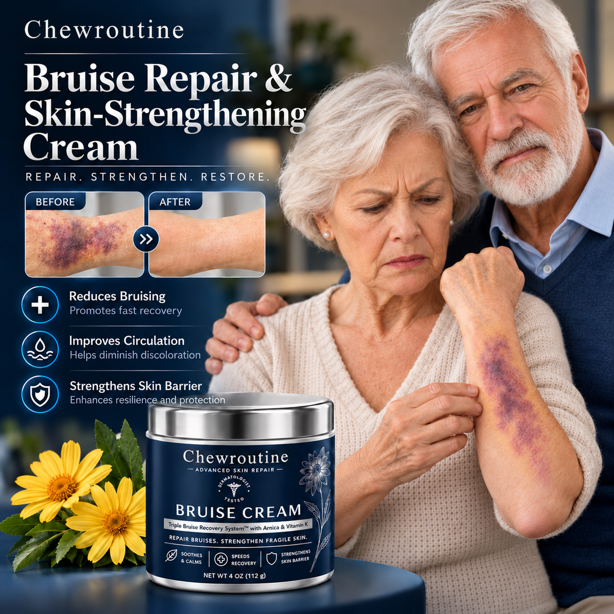 ChewRoutine® Bruise Repair & Skin-Strengthening Cream