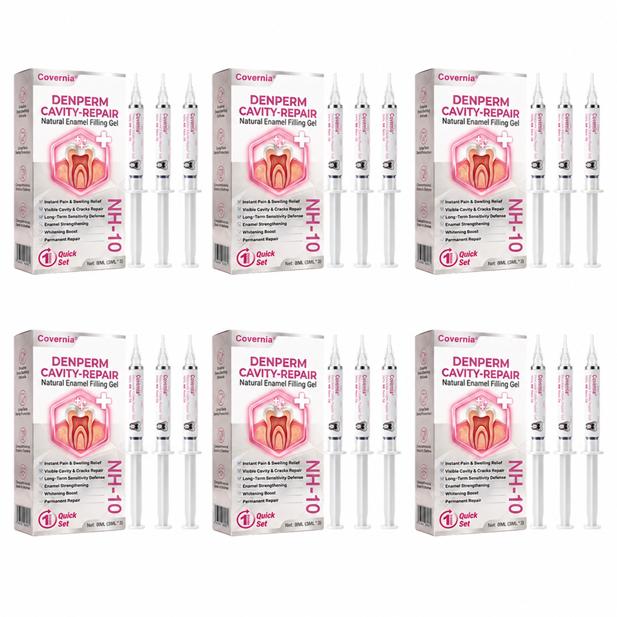 Covernia® DenPerm Cavity-Repair Natural Enamel Filling Gel